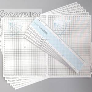 Oferta 5+1: Plantilla Pyramid Liner Din A3 +Regla 4 escalas