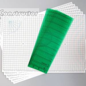 Oferta 5+1: Plantilla Pyramid Liner Din A3 +Regla Technoflex