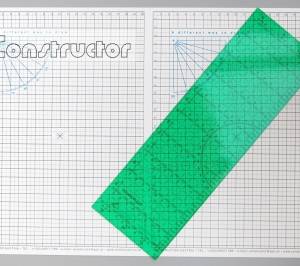 Plantilla Pyramid Liner DIN A3 + Regla Technoflex